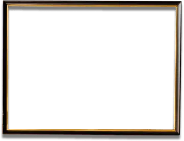 Horizontal black picture frame